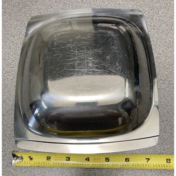 Vintage Square Stainless Steel Bowl - Picture 4 of 7
